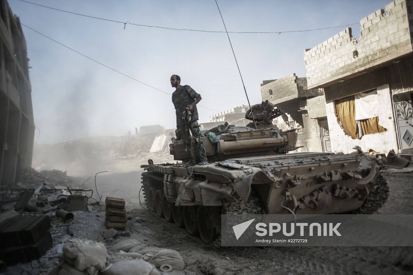 Syrian Army in Damascus surburb