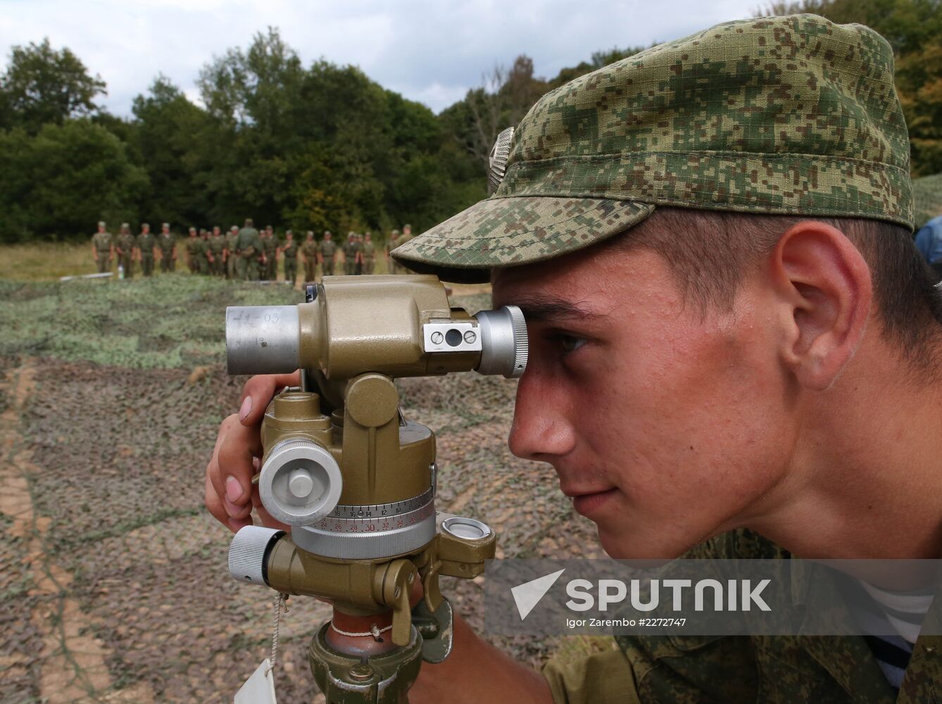 Gun practice of the Baltic Fleet Coast Artillery Corps