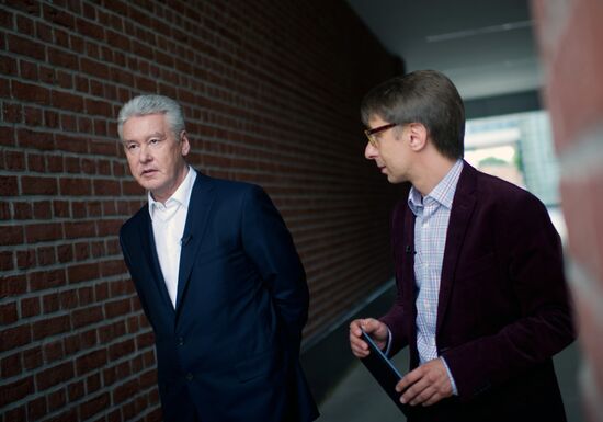 Sergei Sobyanin gives interview to VGTRK