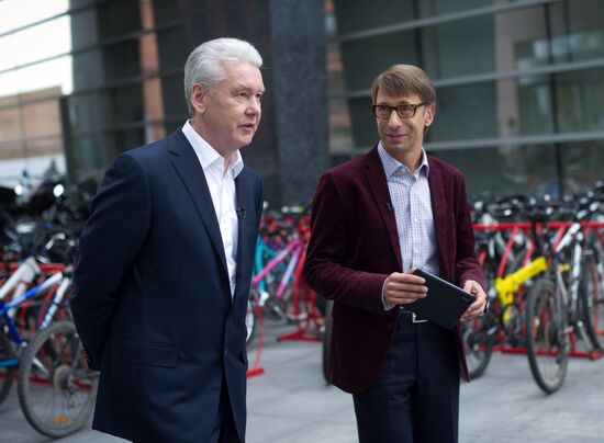 Sergei Sobyanin gives interview to VGTRK