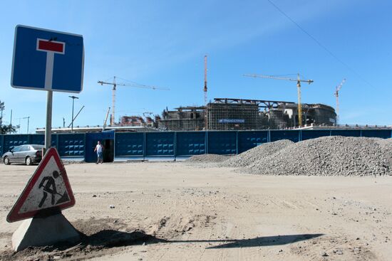 Construction of Zenit Arena
