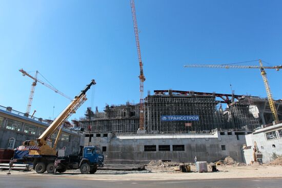 Construction of Zenit Arena