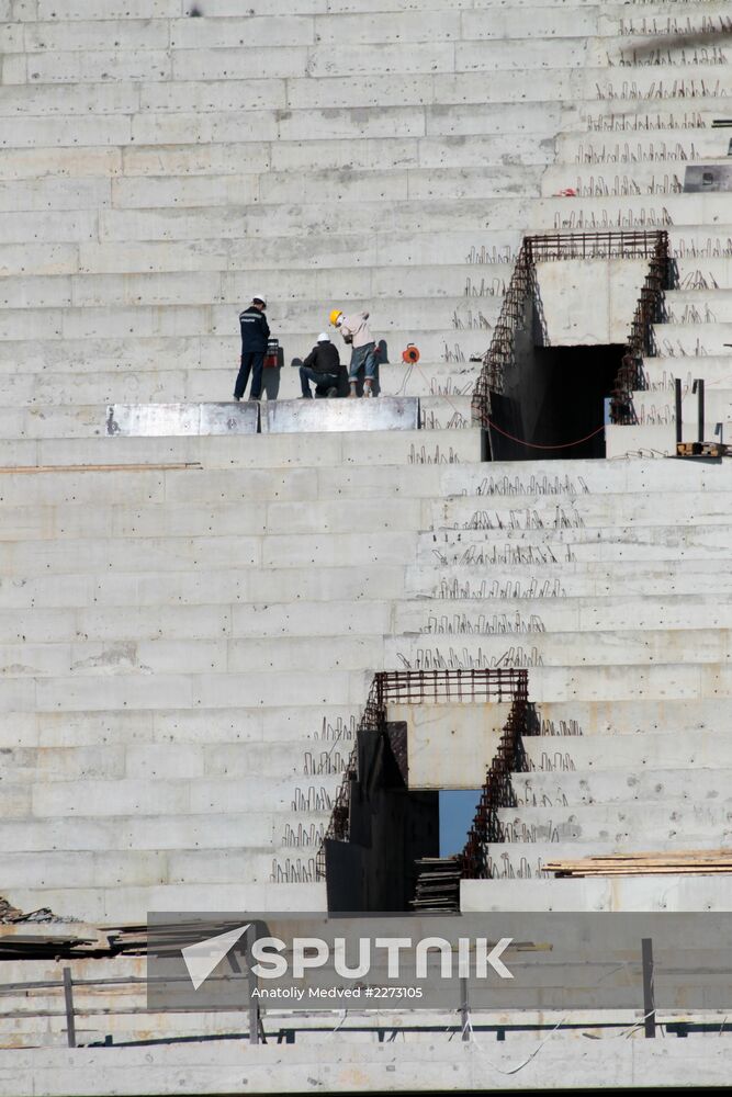 Construction of Zenit Arena