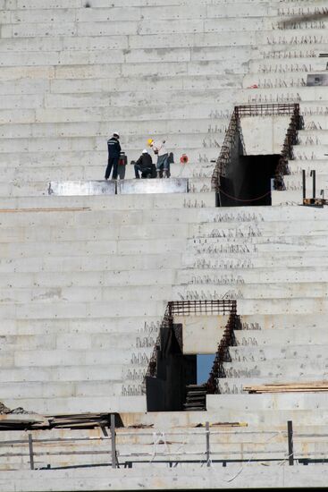 Construction of Zenit Arena