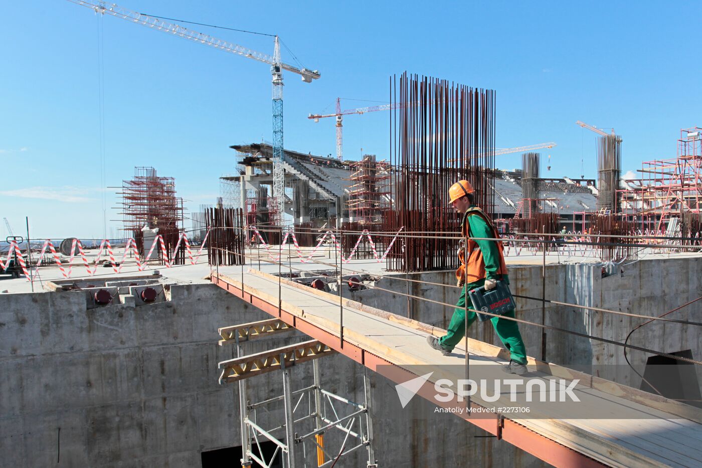 Construction of Zenit Arena