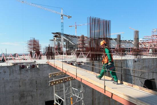 Construction of Zenit Arena
