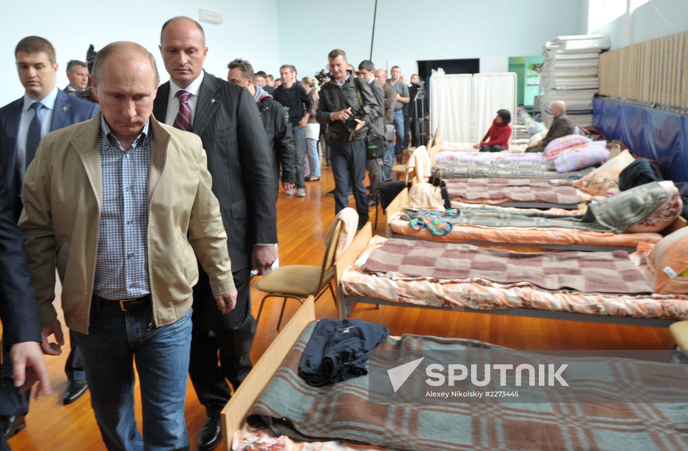 Flood-hit territory of the Jewish Autonomous Region