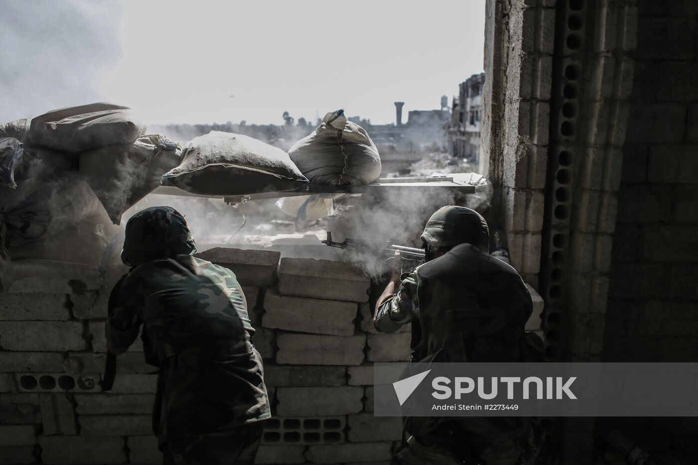 Syrian Army in Damascus outskirts