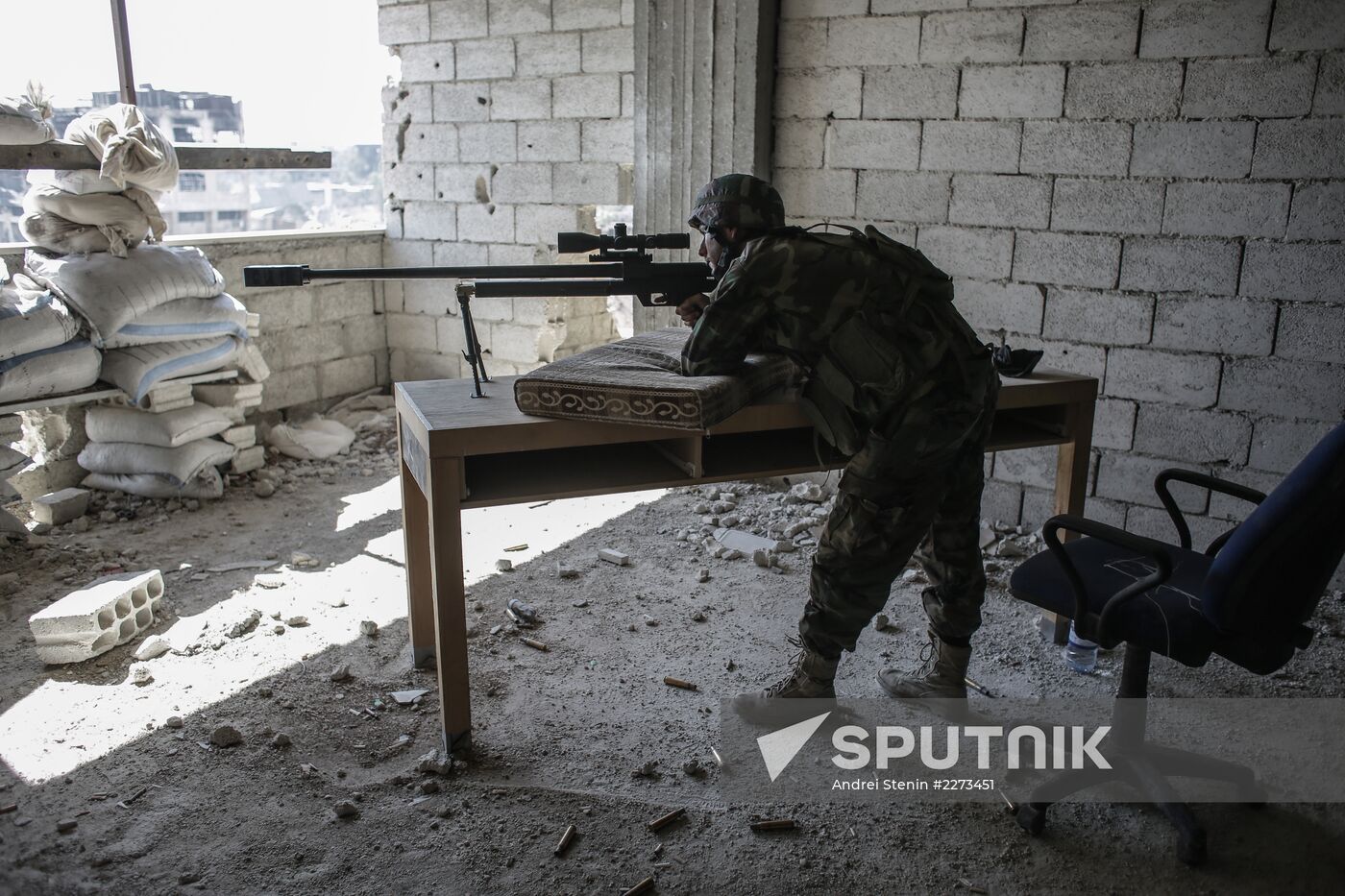 Syrian Army in Damascus outskirts