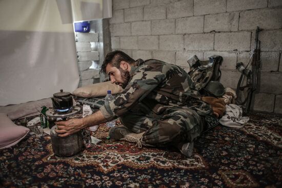 Syrian Army in Damascus outskirts