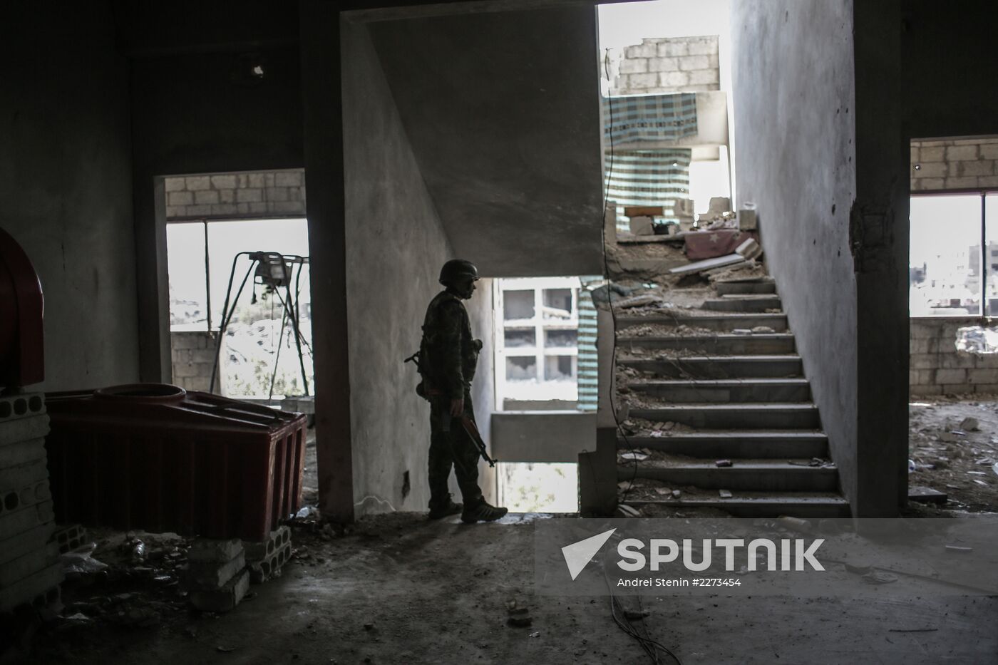 Syrian Army in Damascus outskirts