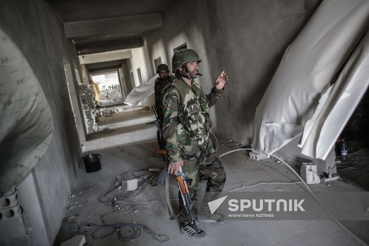 Syrian Army in Damascus outskirts