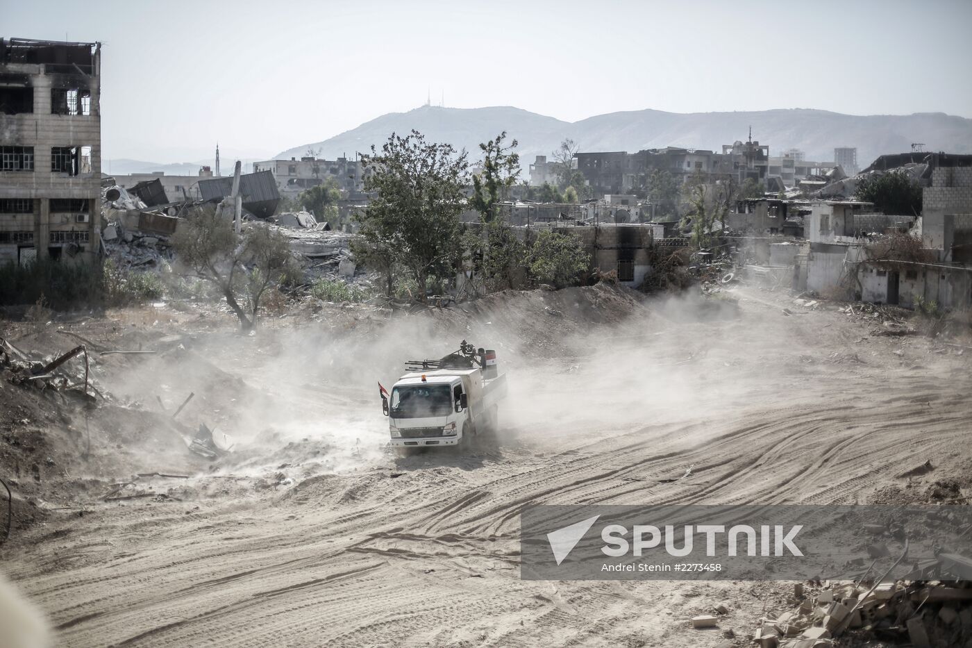 Syrian Army in Damascus outskirts