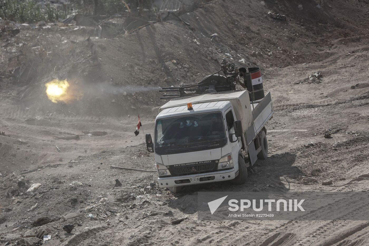 Syrian Army in Damascus outskirts