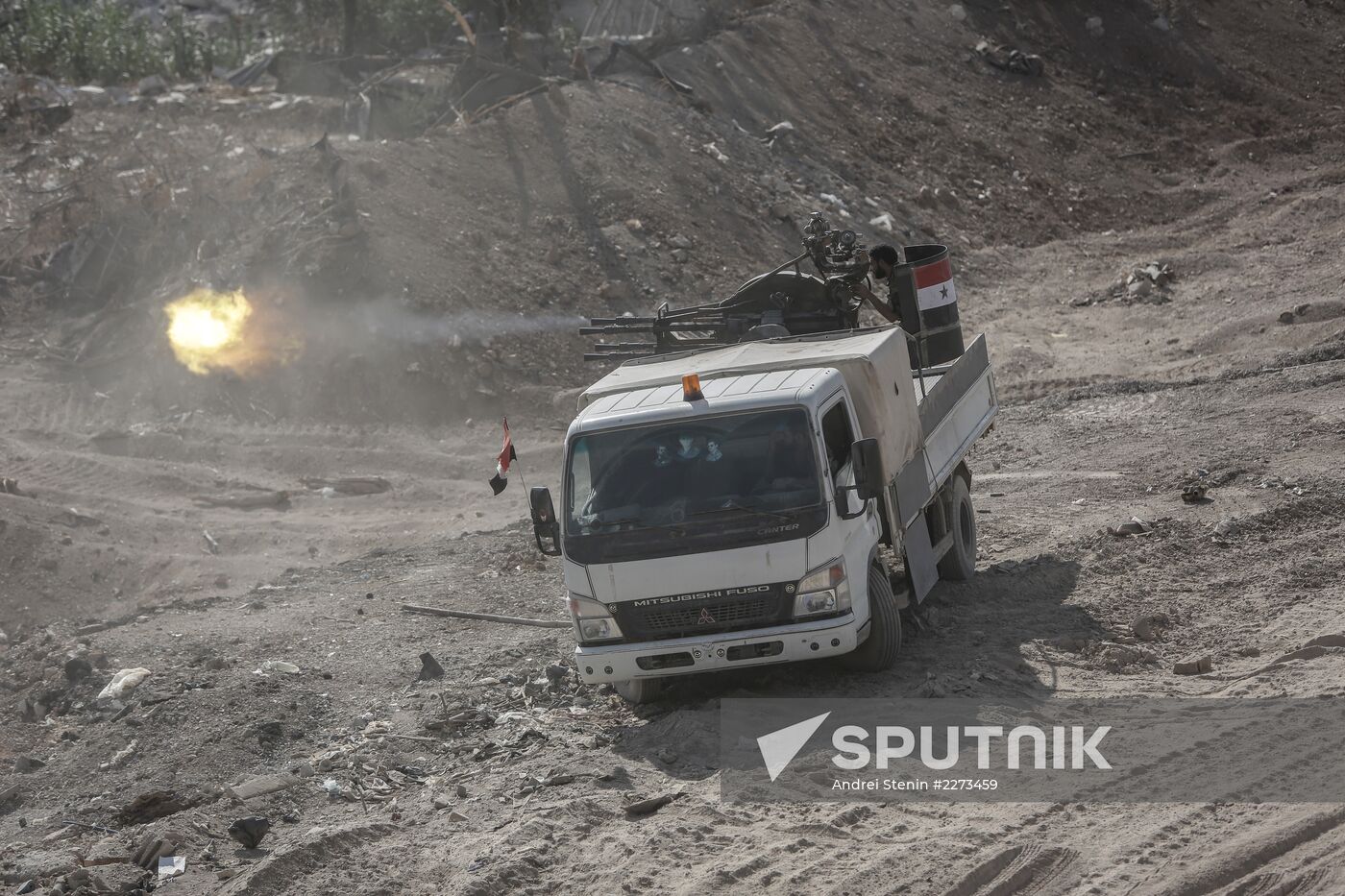 Syrian Army in Damascus outskirts
