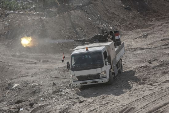 Syrian Army in Damascus outskirts