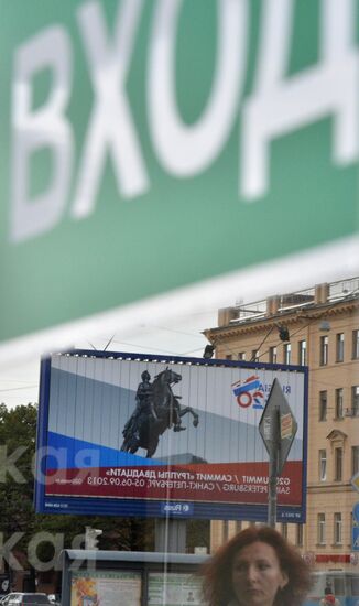 St. Petersburg prepares for G20 Leaders' Summit