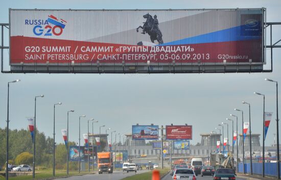 St. Petersburg prepares for G20 Leaders' Summit