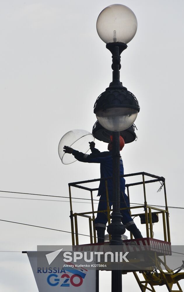 St. Petersburg prepares for G20 Leaders' Summit