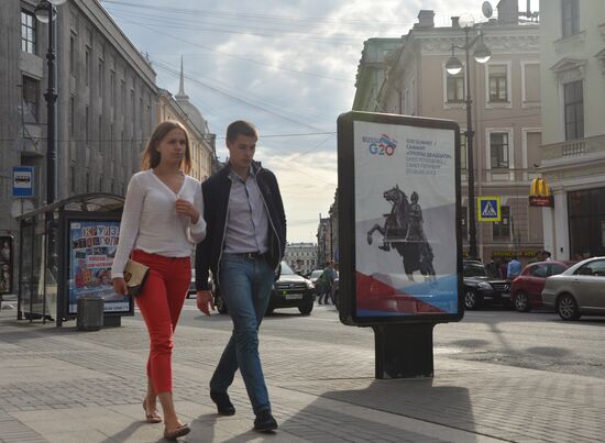 St. Petersburg prepares for G20 Leaders' Summit