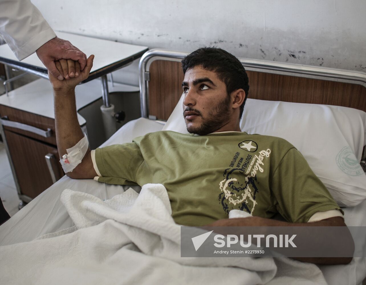 Military hospital in Damascus