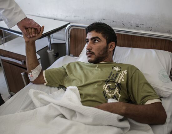 Military hospital in Damascus