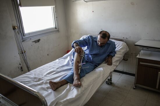 Military hospital in Damascus