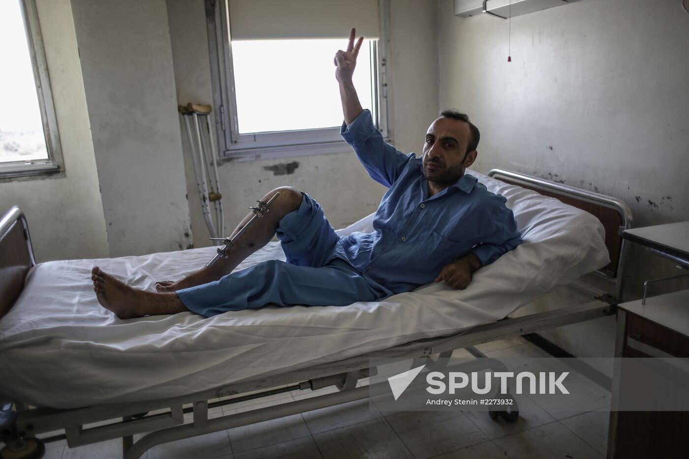 Military hospital in Damascus