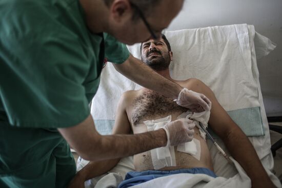 Military hospital in Damascus