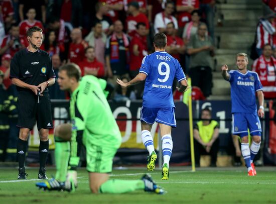 Football. 2013 UEFA Super Cup. Bayern vs. Chelsea