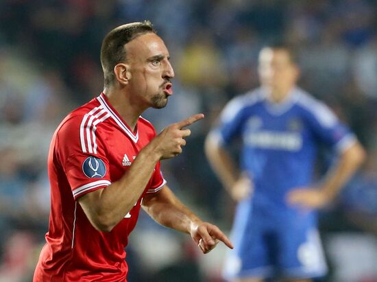 Football. 2013 UEFA Super Cup. Bayern vs. Chelsea