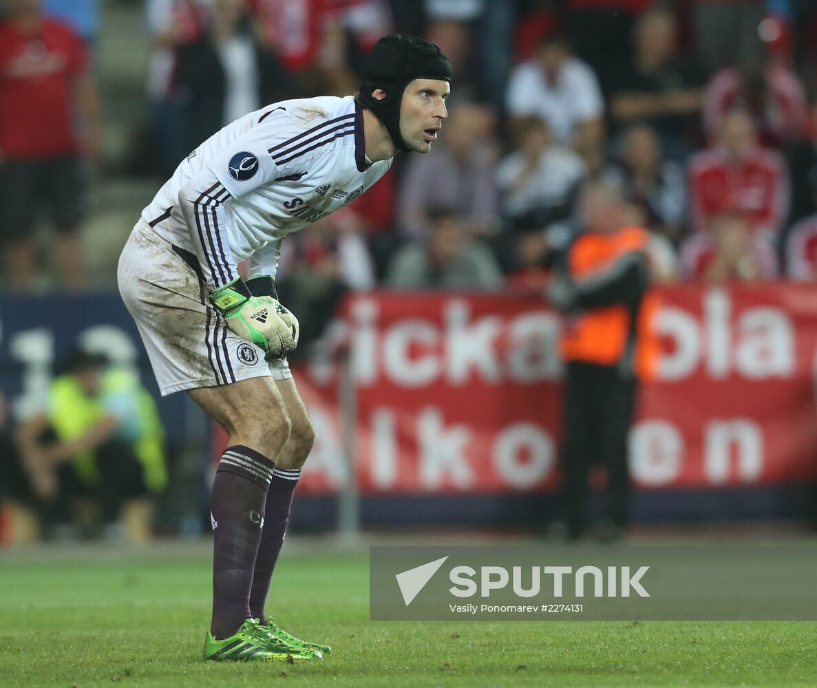 Football. 2013 UEFA Super Cup. Bayern vs. Chelsea