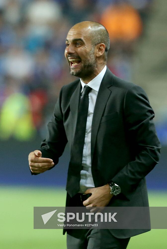 Football. 2013 UEFA Super Cup. Bayern vs. Chelsea