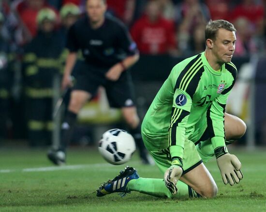 Football. 2013 UEFA Super Cup. Bayern vs. Chelsea