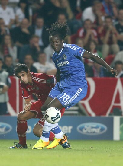 Football. 2013 UEFA Super Cup. Bayern vs. Chelsea