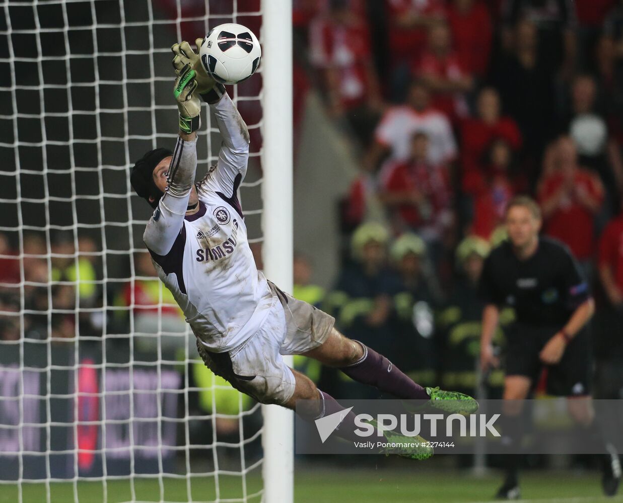 Football. 2013 UEFA Super Cup. Bayern vs. Chelsea