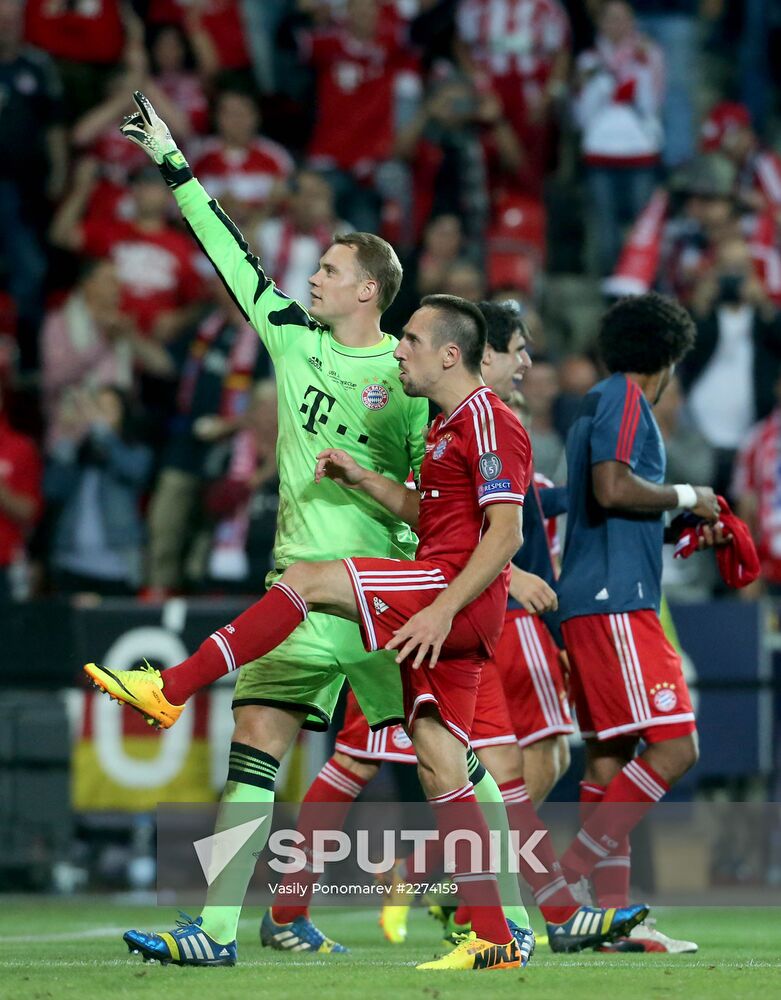 Football. 2013 UEFA Super Cup. Bayern vs. Chelsea