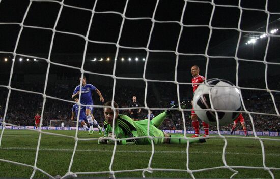 Football. 2013 UEFA Super Cup. Bayern vs. Chelsea