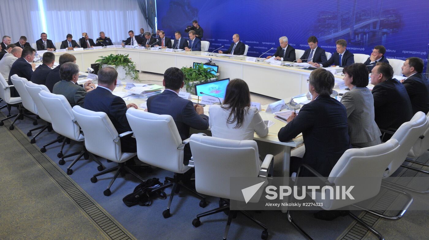 Vladimir Putin's visit to Primorye Territory. Day 3