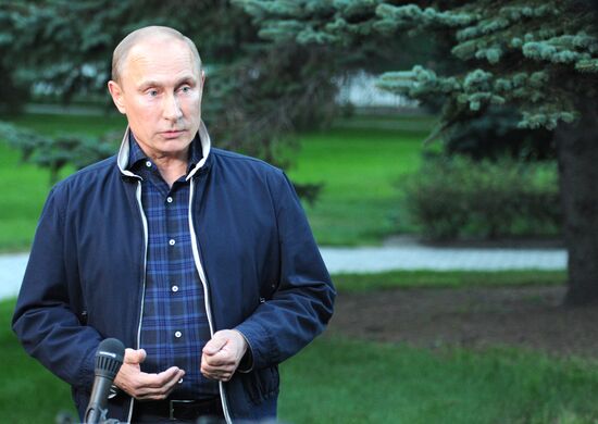 Vladimir Putin's visit to Primorye Territory. Day 3