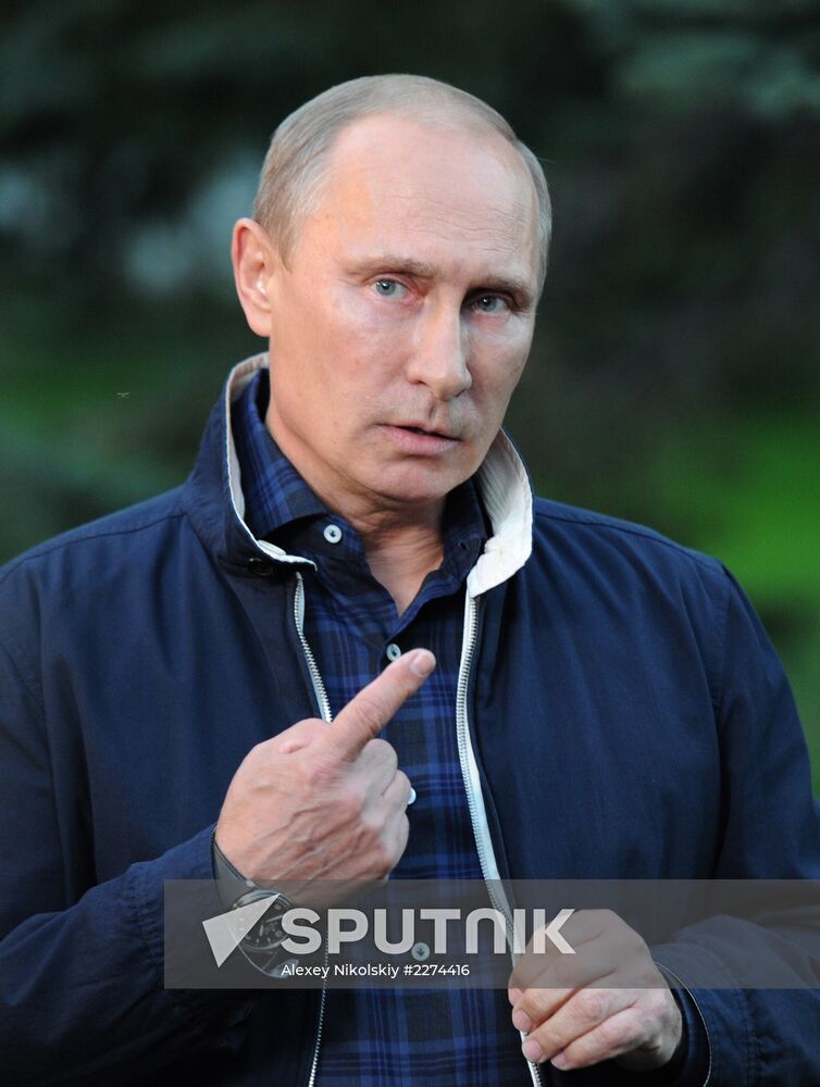Vladimir Putin's visit to Primorye Territory. Day 3
