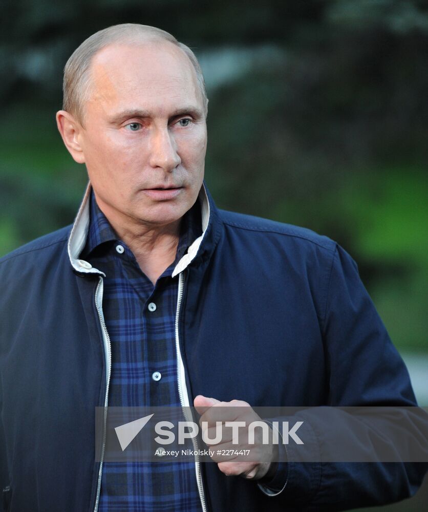 Vladimir Putin's visit to Primorye Territory. Day 3