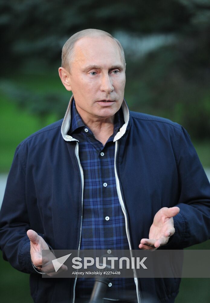 Vladimir Putin's visit to Primorye Territory. Day 3
