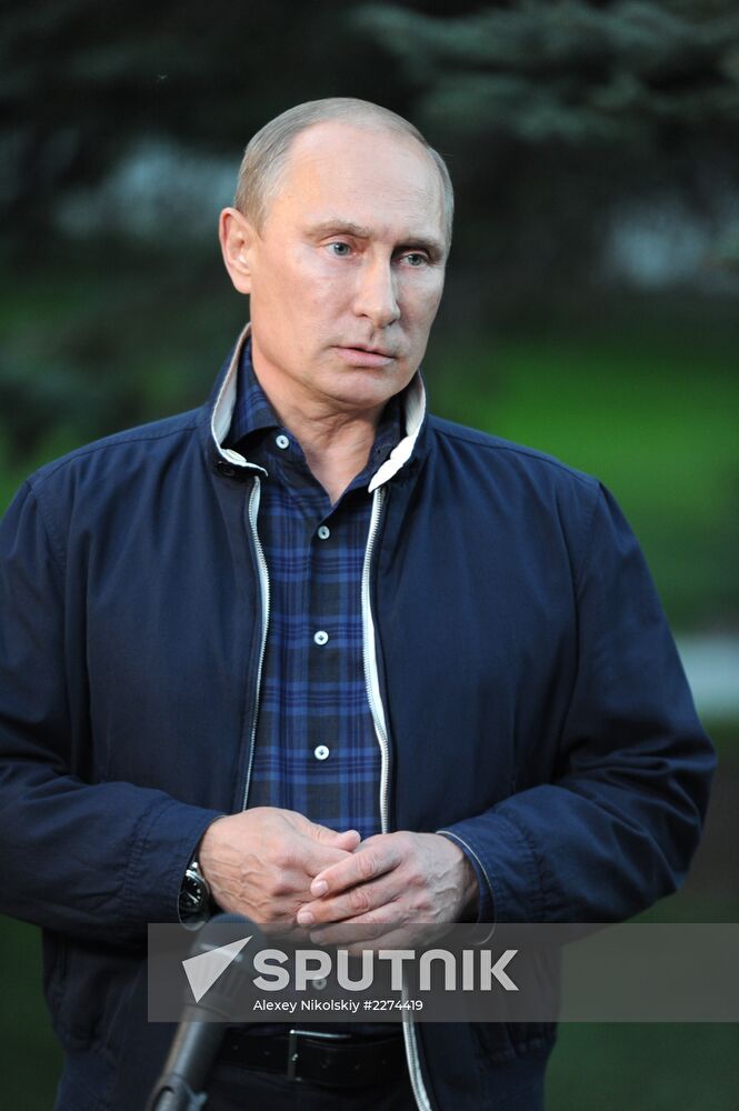 Vladimir Putin's visit to Primorye Territory. Day 3