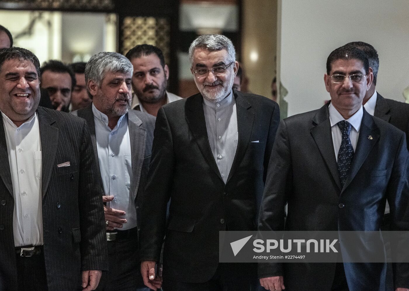 Alaeddin Boroujerdi arrived in Damascus