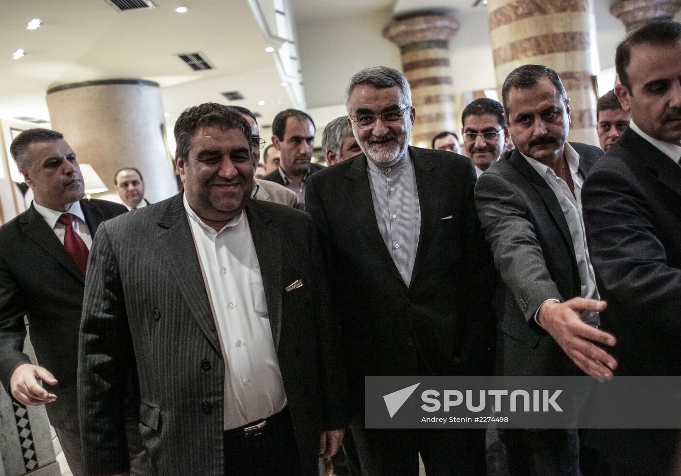 Alaeddin Boroujerdi arrived in Damascus