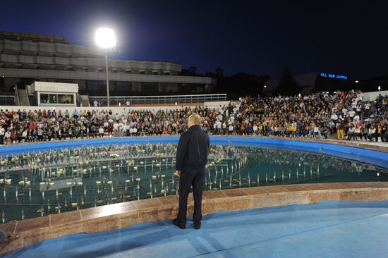 Vladimir Putin's visit to Primorye Territory. Day 3