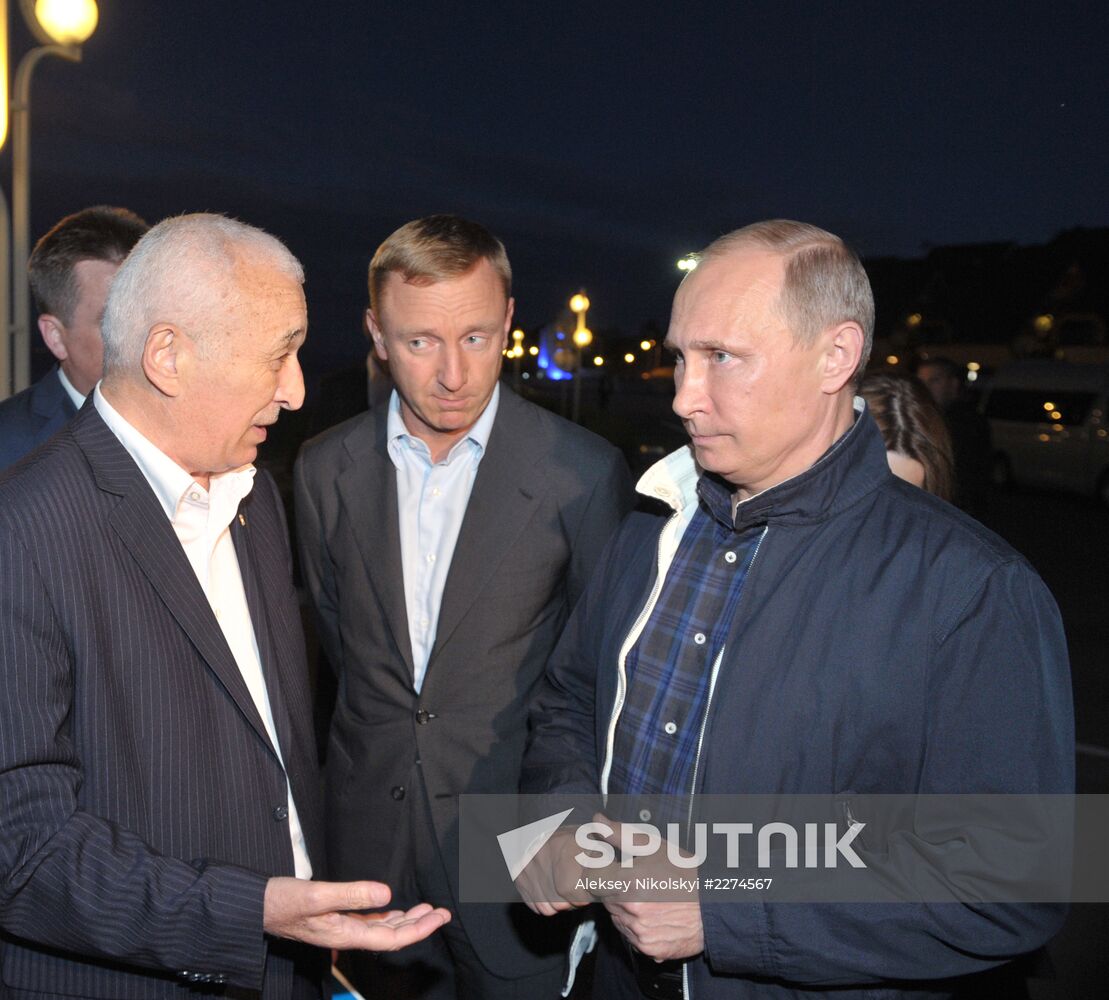 Vladimir Putin's visit to Primorye Territory. Day 3