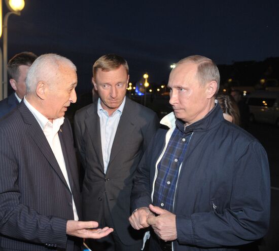 Vladimir Putin's visit to Primorye Territory. Day 3