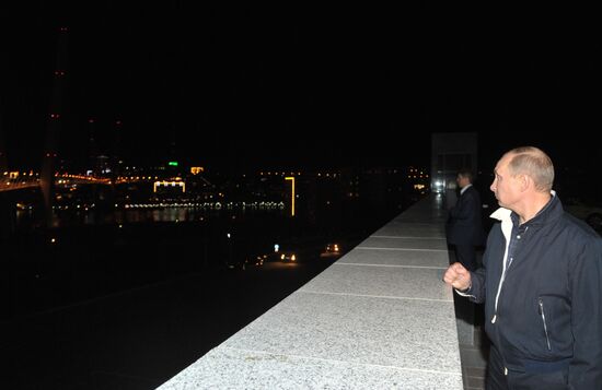 Vladimir Putin's visit to Primorye Territory. Day 3